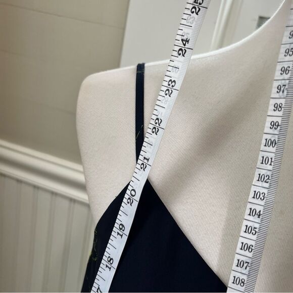 Philosophy Navy & Green Camisole Blouse Size M Boardroom to Beach Bar Approved - Picture 8 of 9